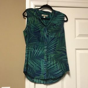 Sleeveless Banana Republic blouse